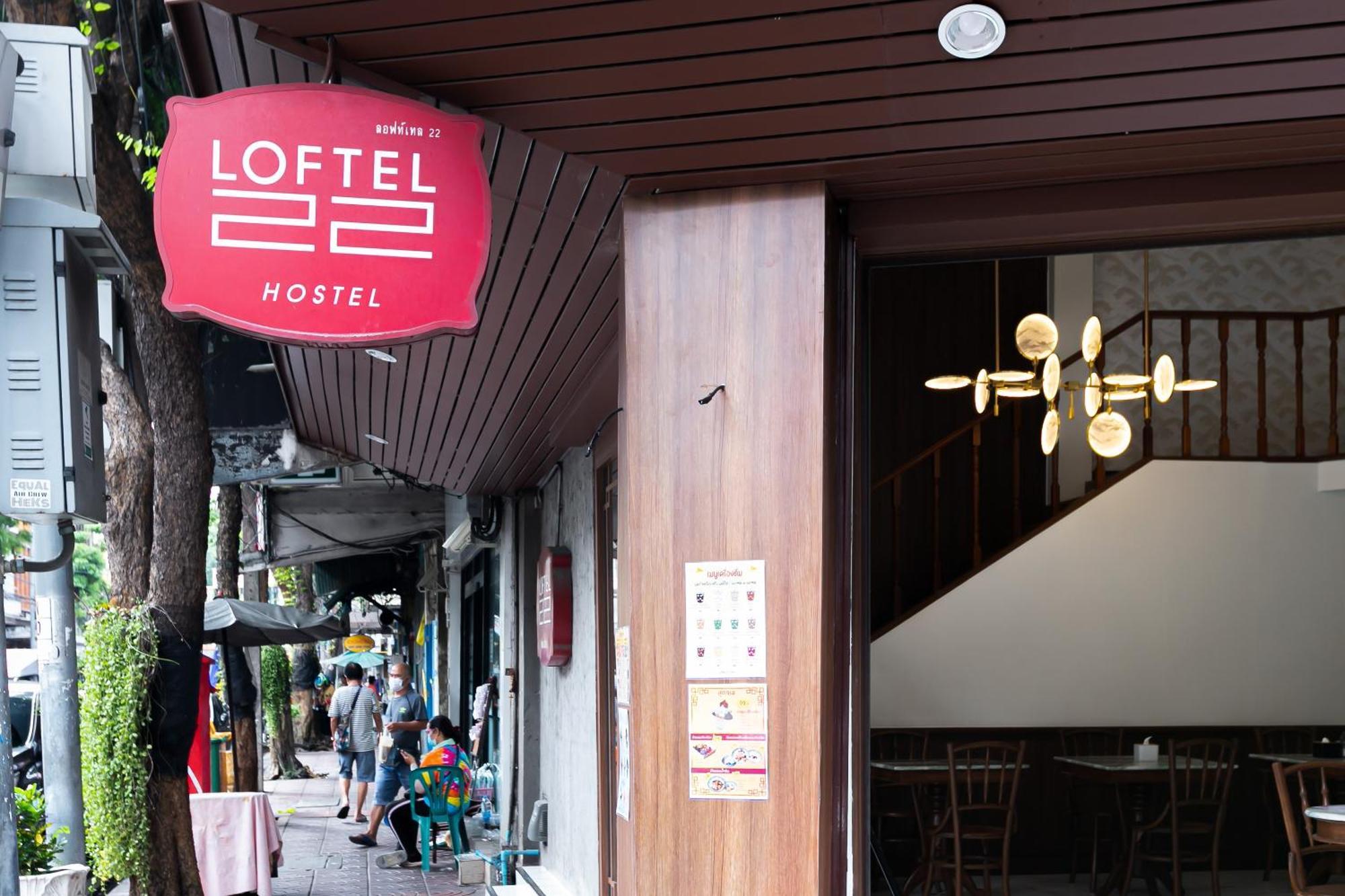 Loftel 22 Hostel Bangkok Exteriör bild